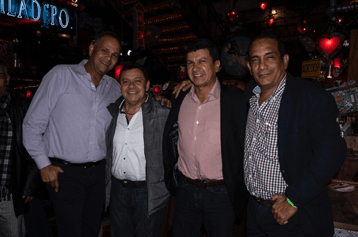 De izquierda a derecha, el narcotraficante “Ñeñe” Hernández,  Orangel Maestre, Miguel Durán y Rafael Manjarrez.