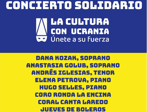 Concierto Solidario con Ucrania en el Palacio de Festivales @PFCantabria el 10 de abril