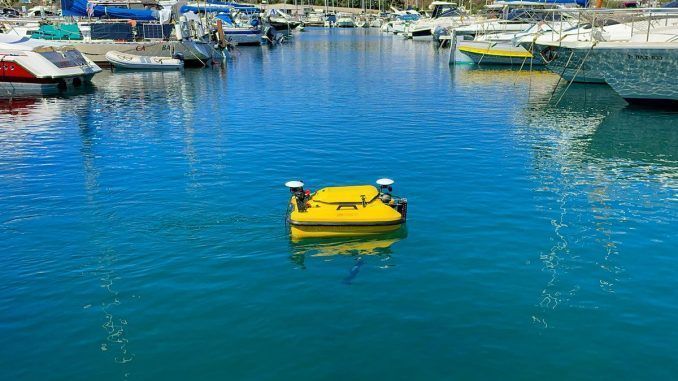 GPSASEABOTS realiza tareas de exploración marina en Palamós para PORTS4ALL