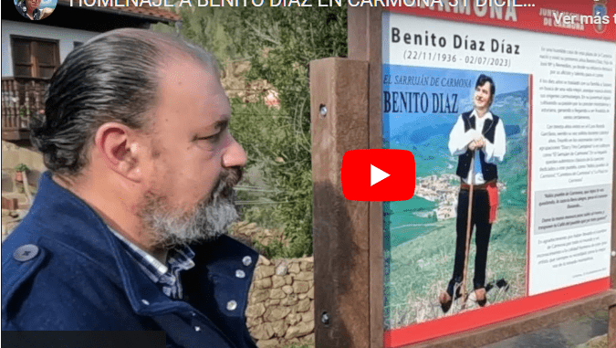 Benito Diaz mejor interprete de Tonada y Canción Montañesa fue homenajeado en Carmona