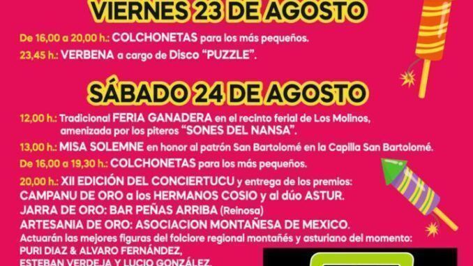 Eventos de la tercera semana de agosto