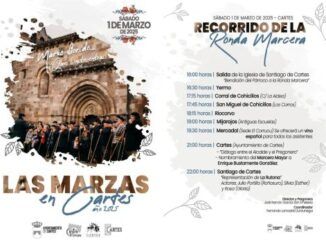 Sábado 1 de marzo Ronda Marcera de Cartes cantará las marzas