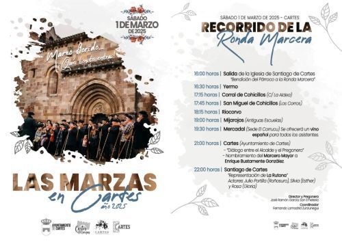 Sábado 1 de marzo Ronda Marcera de Cartes cantará las marzas
